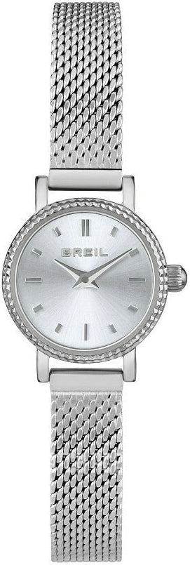 Breil Darling TW1934 Montre deux mains pour femmes - cadran argenté, bracelet en acier inoxydable
