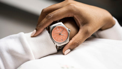 Orologio Oris ProPilot X Calibro 400 39 mm in titanio - Quadrante salmone, riserva di carica di 5 giorni
