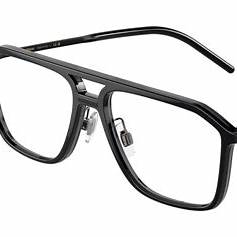 Dolce & Gabbana DG5107 501 A 55 Lunettes aviateur pour homme - monture noire