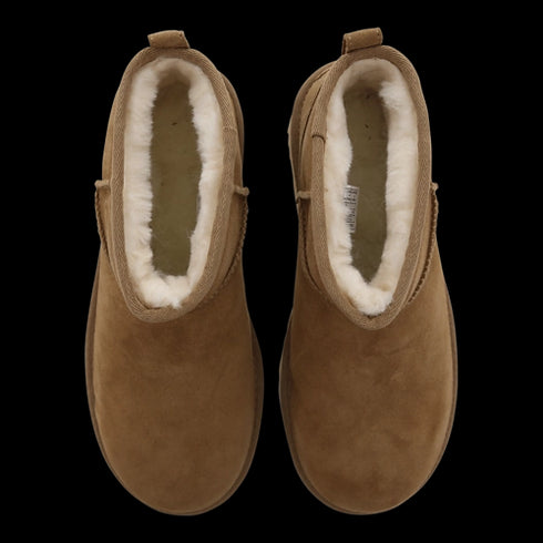 UGG Classic Ultra Mini Platform Châtaigne Femme