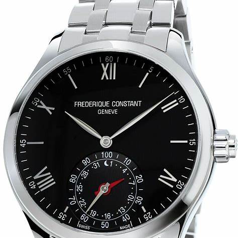 FREDERIQUE CONSTANTFrederique Constant Horological Smartwatch FC - 285B5B6B – Black Dial, Stainless Steel BraceletWATCHESEcecile