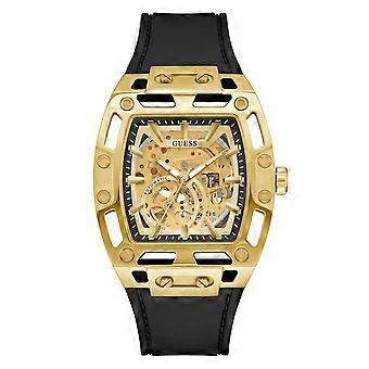 Guess GW0980G2 Phoenix Automatic Men’s Watch – Champagne Dial, 42 mm