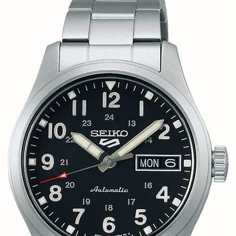 SEIKOSeiko 5 Sports SRPJ81K1 Automatic Men's Watch - Black Dial, Stainless Steel BraceletWATCHESEcecile