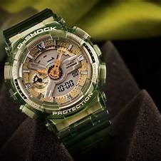 Reloj Casio G-SHOCK GMA-S110GS-3AER para mujer - Resina verde transparente