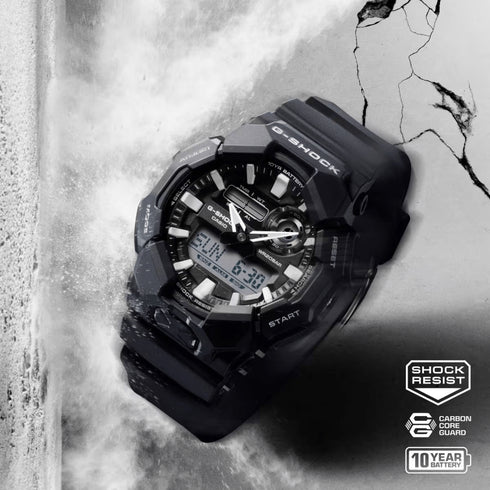 CASIO G - SHOCKCasio G - Shock GA - 010 - 1A1ER Men's Watch - Black Resin, Analog - Digital DisplayWATCHESEcecile