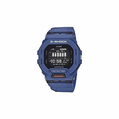 CASIO G - SHOCKCasio G - SHOCK GBD - 200 - 2ER Men's Digital Sports Watch – Navy Blue Resin Band, Bluetooth, Step TrackerWATCHESEcecile