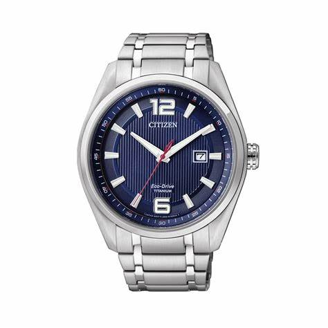 Reloj Citizen AW1240-57M Super Titanium Eco-Drive para hombre – Esfera azul