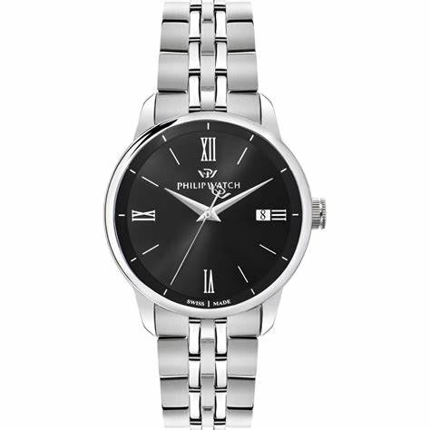 PHILIP WATCHPhilip Watch Anniversary R8253150012 Men's Watch - Stainless Steel, Black Dial, Date FunctionWATCHESEcecile