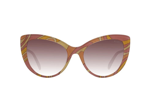 EMILIO PUCCIEmilio Pucci EP0191 5674F Women's Cat - Eye Sunglasses – Multicolor Frame, Gradient Brown LensesEYEWEAREcecile