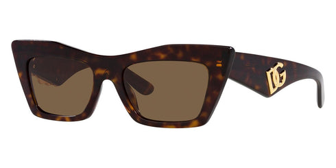 DOLCE & GABBANADolce & Gabbana DG4435 502/73 Women's Sunglasses - Havana Frame, Dark Brown LensesEYEWEAREcecile