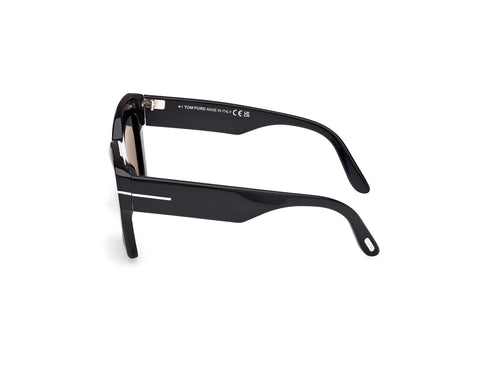 TOM FORDTom Ford Luna FT1191/S 01F Women's Butterfly Sunglasses – 52 mm Black Frame, Brown Gradient Polarized LensEYEWEAREcecile