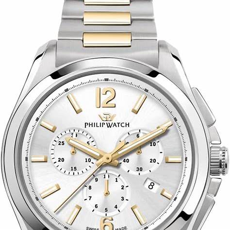 PHILIP WATCHPhilip Watch Amalfi R8273618001 Men's Chronograph - Two - Tone Stainless Steel, White DialWATCHESEcecile