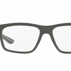 Emporio Armani EA3220U 5060 55 Men's Eyeglasses - Matte Gray Frame, Clear Lenses