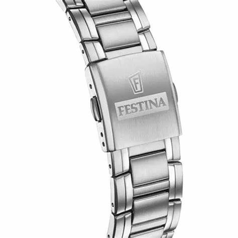 FESTINAFestina F20707/3 Men's Classic Stainless Steel Watch - Silver Dial, Date DisplayWATCHESEcecile