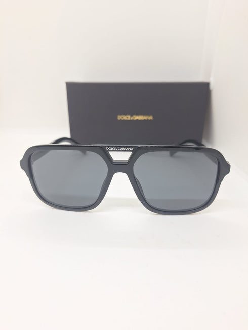 DOLCE & GABBANADolce & Gabbana DG4354 501/87 Unisex Sunglasses - Black Frame, Gray LensesEYEWEAREcecile