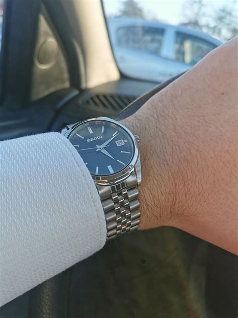 SEIKOSeiko SUR309P1 Men's Quartz Watch - Blue Dial, Stainless Steel BraceletWATCHESEcecile