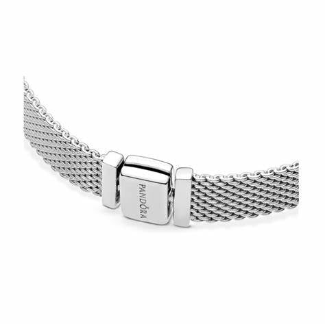 PANDORAPandora 597712 - 18 Reflexions Mesh Bracelet – Sterling Silver, 18cmBIJOUXEcecile