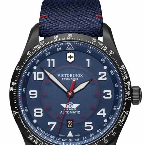 VICTORINOXVictorinox Airboss Mechanical Men's Watch V241998 – Blue Dial, Blue Fabric StrapWATCHESEcecile