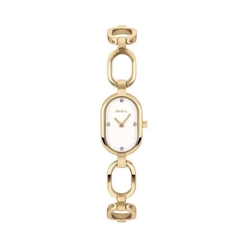 Breil Shake Shake TW1976 Damenuhr - Gold-Ton, Kristall-Akzente