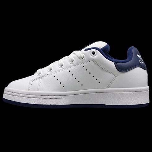 Adidas Stan Smith Blanc Blanc Bleu foncé Femme