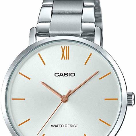 CASIO & VINTAGECasio LTP - VT01D - 7BUDF Women's Stainless Steel Watch – Silver DialWATCHESEcecile