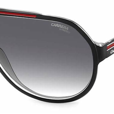 CARRERACarrera 1057/S OIT‑9O Pilot Sunglasses 64 mm – Black Red AcetateEYEWEAREcecile