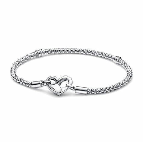PANDORAPandora 592453C00 - 17 Moments Studded Chain Bracelet - Sterling Silver, 17 cmBIJOUXEcecile