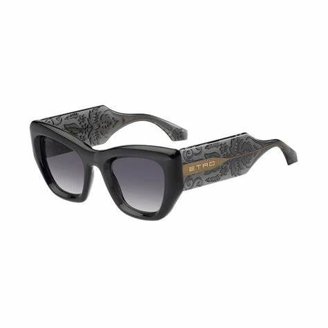 ETROETRO 0015/S Women's Sunglasses – Grey Frame, Dark Grey Shaded LensesEYEWEAREcecile