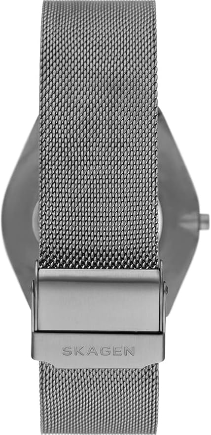 SKAGEN DENMARKSkagen Denmark Grenen SKW6824 Ultra Slim Watch – 37mm Charcoal Dial, Mesh Strap, QuartzWATCHESEcecile