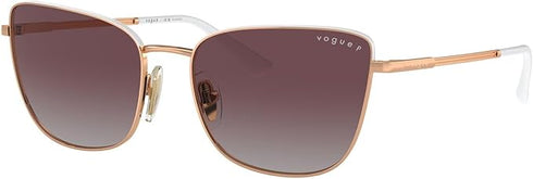 Vogue VO4308S Occhiali da sole a farfalla da donna - Montatura in metallo da 56 mm, lenti sfumate, diverse opzioni di colore