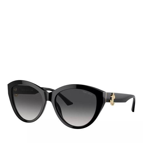 Jimmy Choo JC 5018U Damen-Sonnenbrille - 54mm, schwarzer Rahmen mit dunkelgrauen Gläsern