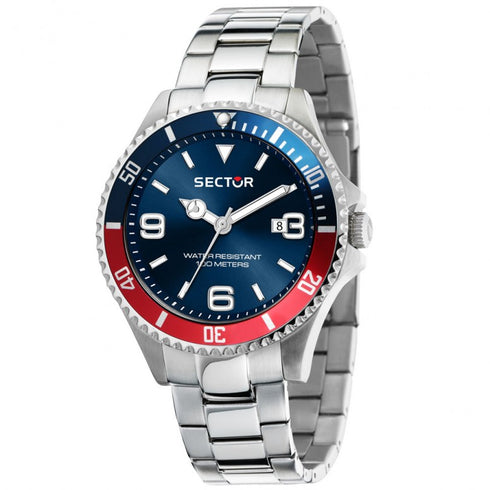 Sector 230 R3253161018 - 43mm Cadran bleu en acier inoxydable Montre pour hommes