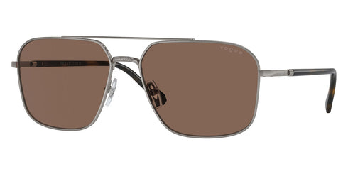 Vogue VO4289S Occhiali da sole da uomo - Montatura irregolare in metallo da 59 mm, lenti polarizzate, diverse opzioni di colore