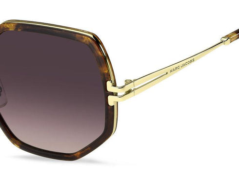 Marc Jacobs MJ 1089/S 2IK/HA Women's Sunglasses - Dark Tortoise/Gold Frame, Brown Gradient Lenses