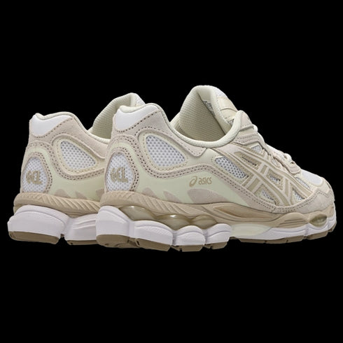 Asics GEL-NYC Blanc-Gris Plume Femme
