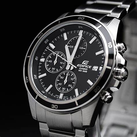 CASIO EDIFICECasio Edifice EFR - 526D - 1AVUEF Men's Chronograph Watch – Black Dial, Stainless Steel BraceletWATCHESEcecile