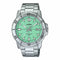 CASIO & VINTAGECasio MTP - VD01D - 3E1VUDF Men's Watch - Green Dial, Stainless Steel BraceletWATCHESEcecile