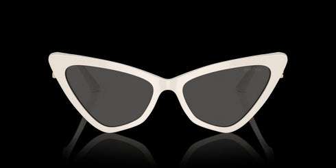 Jimmy Choo JC 5008 Occhiali da sole da donna - 55 mm, montatura nera con lenti grigie