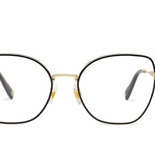 Lunettes Marc Jacobs MJ 1019 RHL pour femme - monture en métal or/noir, 54mm