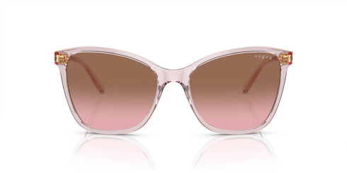 Vogue VO5520S Occhiali da sole a farfalla da donna - Montatura in nylon da 56 mm, lenti sfumate, diverse opzioni di colore