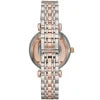Emporio Armani AR80037 Gianni T-Bar Women's Watch - Silver/Rose Gold