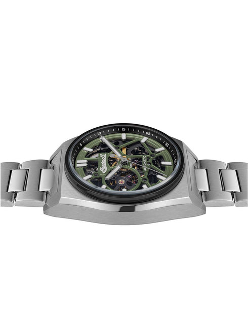 INGERSOLL 1892Ingersoll I14304 Vert Automatic Men's Watch - Silver Stainless Steel, Green DialWATCHESEcecile