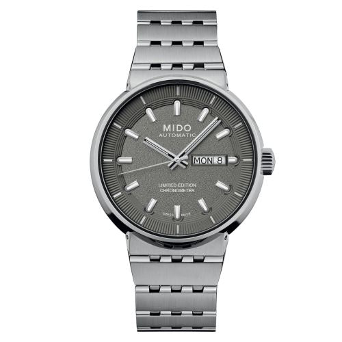 MIDOMido All Dial IBA M8340.4.B3.11 Men's Watch - 42mm, Gray Dial, Stainless Steel Case and BraceletEYEWEAREcecile