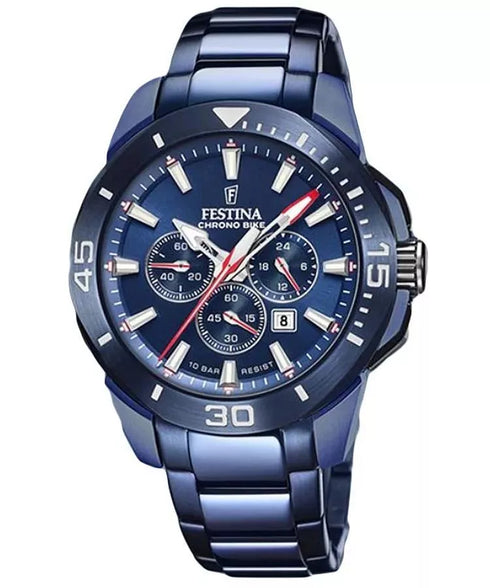 Festina Chrono Bike Special Edition F20643/1 – 47 mm Blue Chronograph, 100 m
