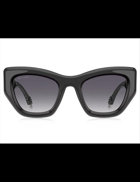 Etro 0017/S KB7-9O Women's Cat-Eye Sunglasses - Gray Frame, Gray Lenses