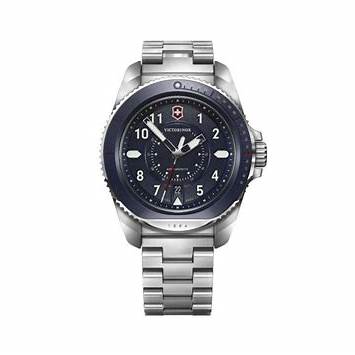 VICTORINOXVictorinox Journey 1884 Men's Watch V241978 – Blue Dial, Stainless Steel BraceletWATCHESEcecile