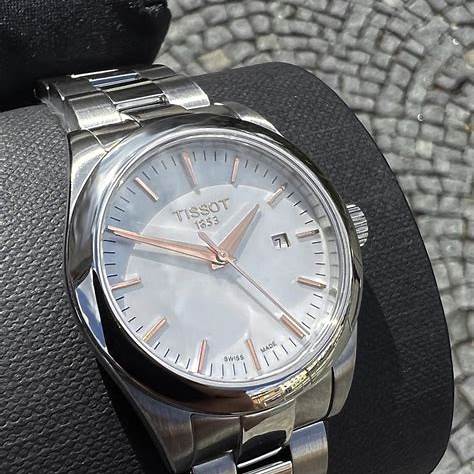 Tissot T-My Lady Quarzo T132.010.11.111.00 - Quadrante madreperlato 29 mm, bracciale in acciaio inossidabile