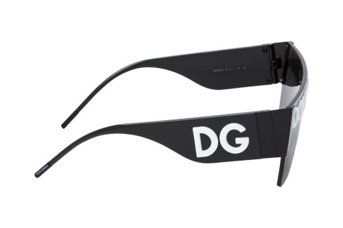 DOLCE & GABBANADolce & Gabbana DG2233 01/87 Unisex Sunglasses - Black Frame, Grey LensesEYEWEAREcecile