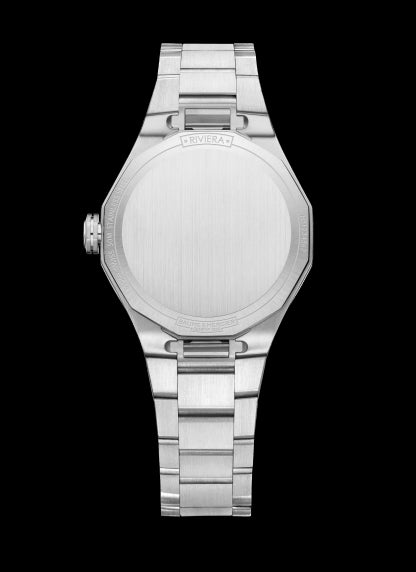 BAUME&MERCIERBaume & Mercier Riviera MOA10812 Women's Watch – 33mm, Pink Dial, Quartz, Steel BraceletWATCHESEcecile