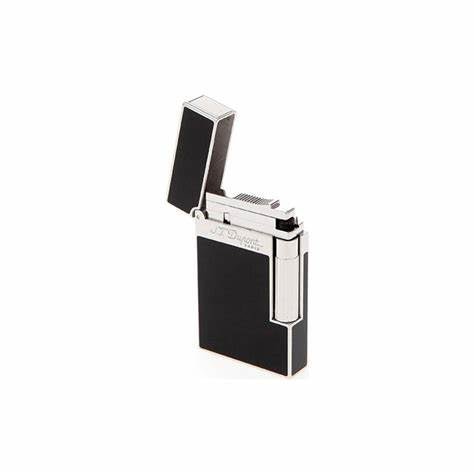 DUPONTS.T. Dupont Ligne 2 Slim Lighter Model 17080 - Black Lacquer and Palladium FinishFASHION ACCESSORIESEcecile